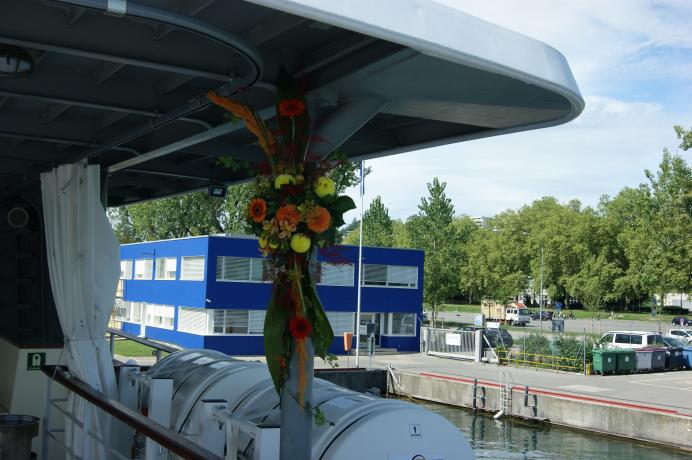 Décoration sur le bateau le Lavaux N° 29