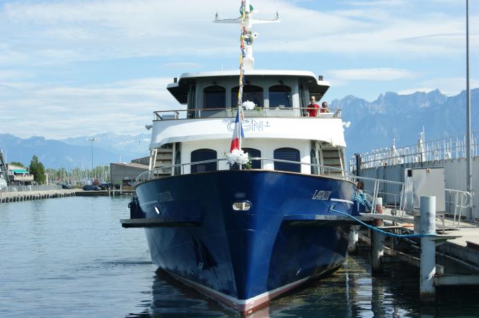 Décoration sur le bateau le Lavaux N° 31
