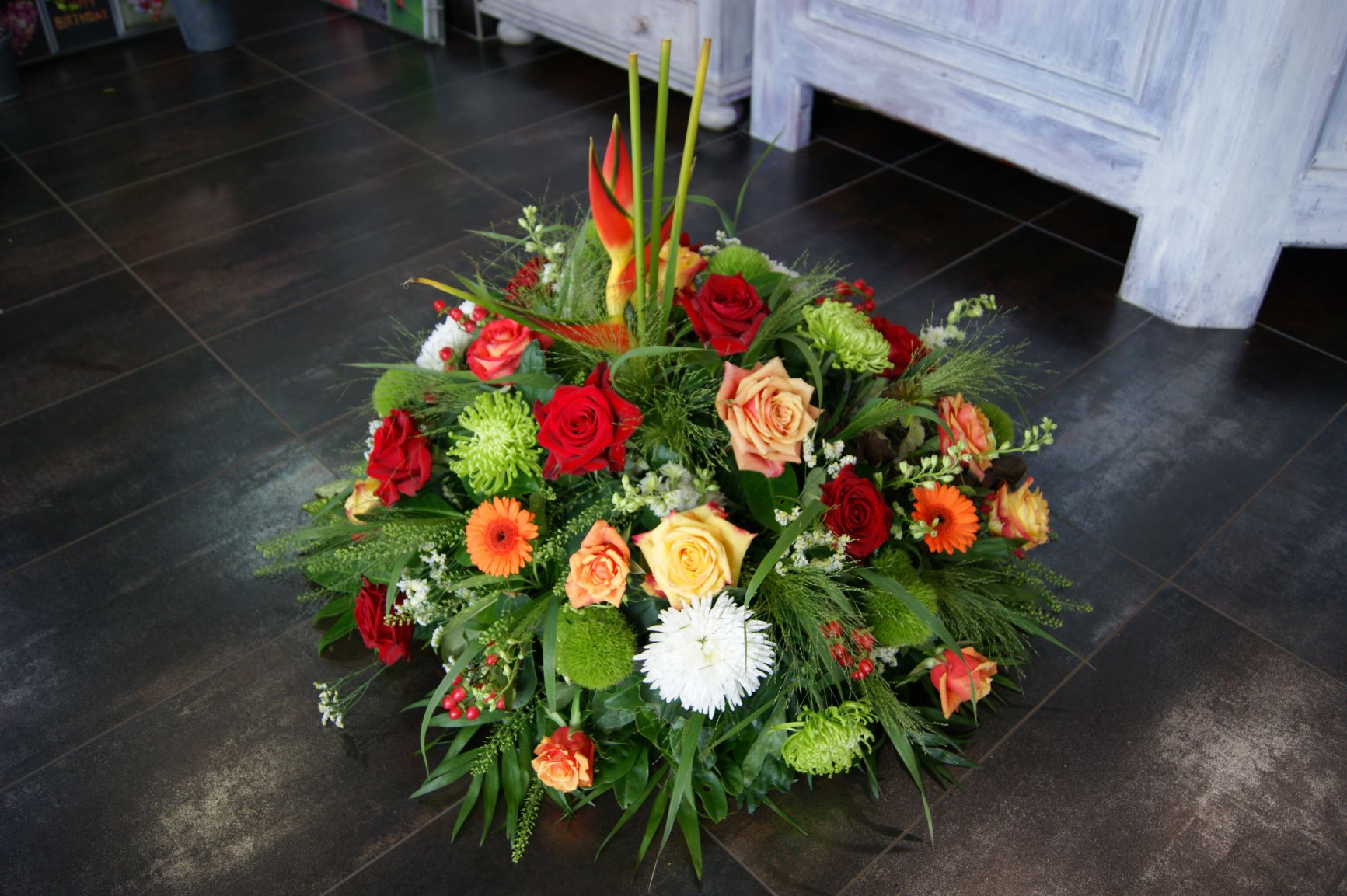 Arrangement boule pour deuil N° 40