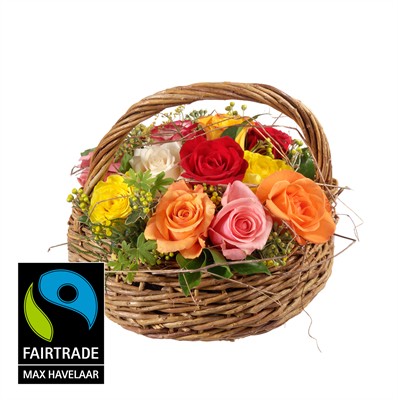 Joyeux pot pourri avec roses Fairtrade Max Havelaar N° 23