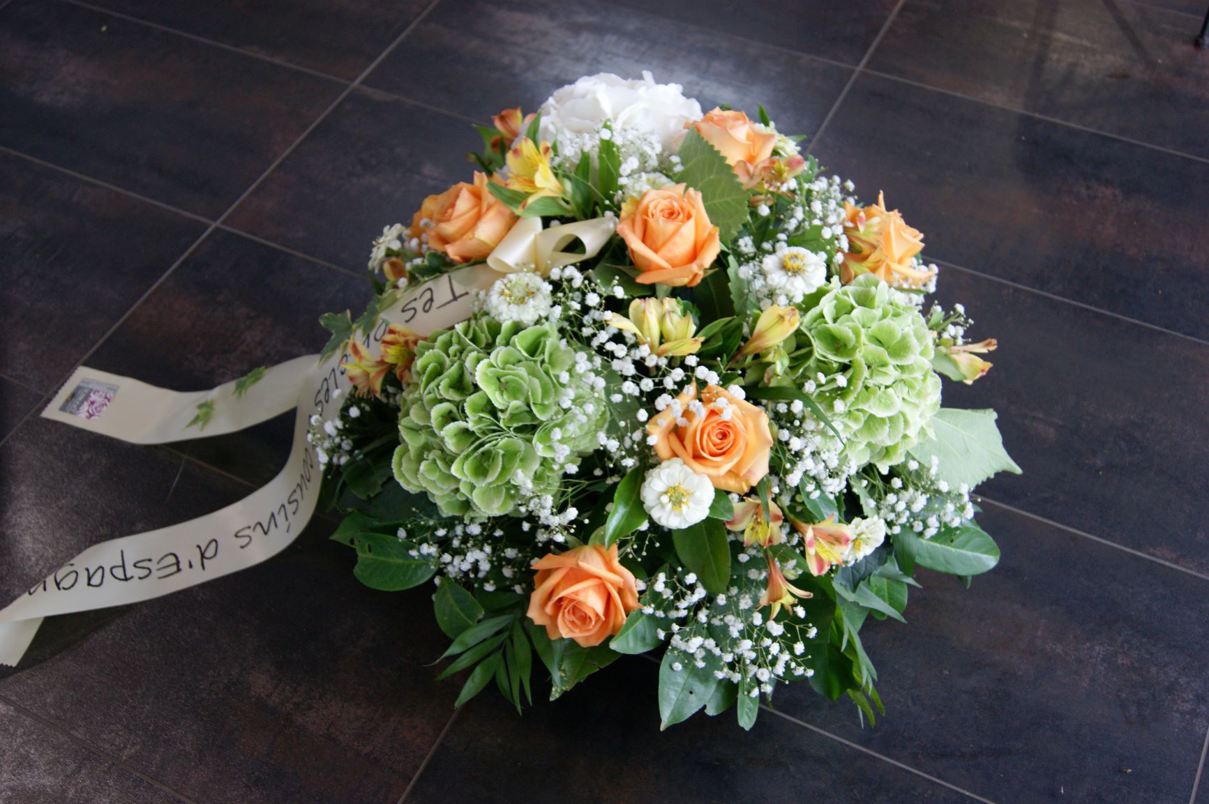 Arrangement boule pour deuil N° 39