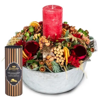 Lumière de Noël avec amandes au cacao Gottlieber N° 19