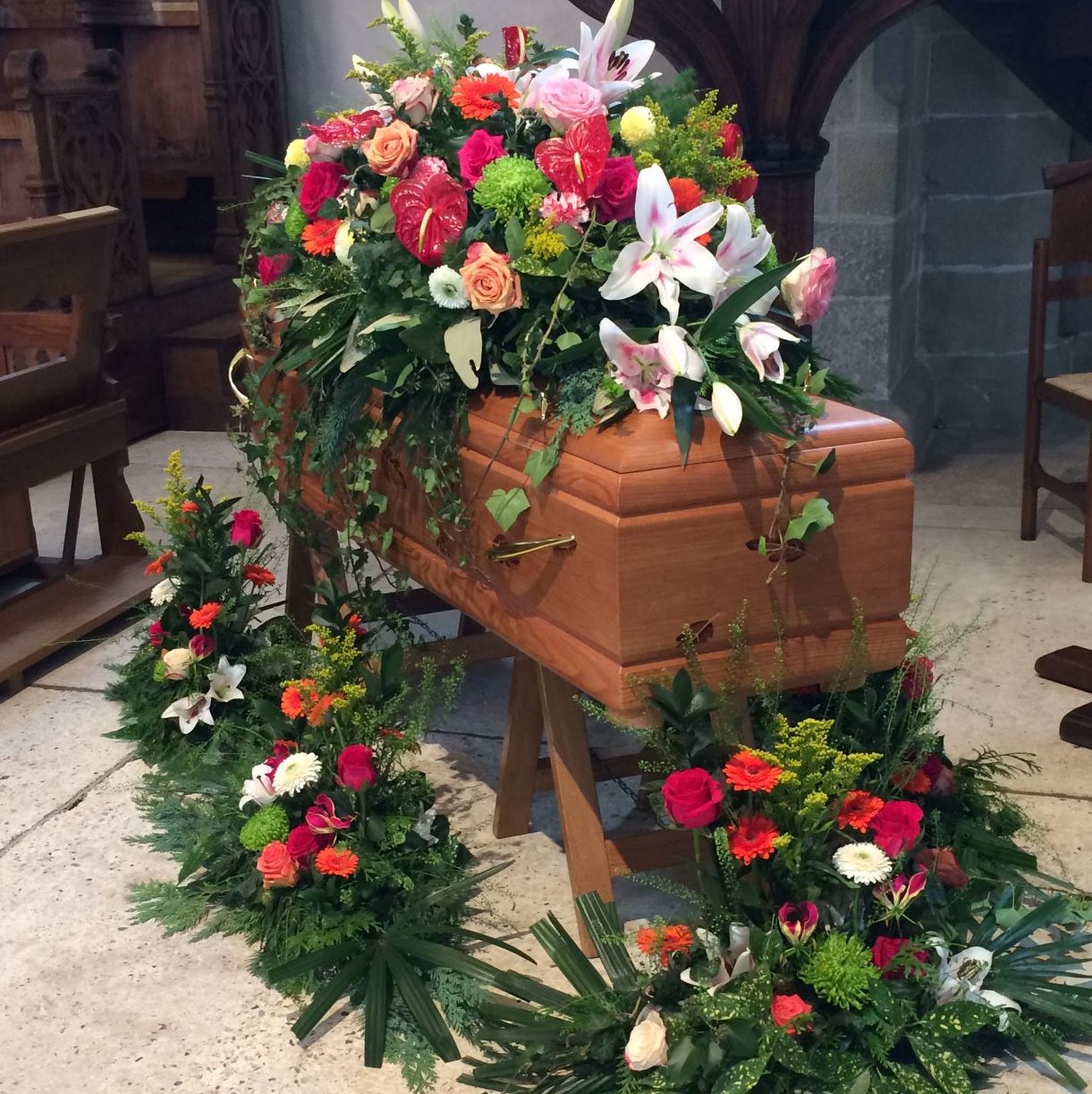 Décorations de cercueil complet N°55